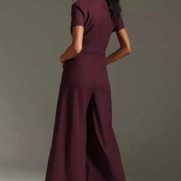 The Colette Wrap Jumpsuit by Maeve - Picture 2 of 8